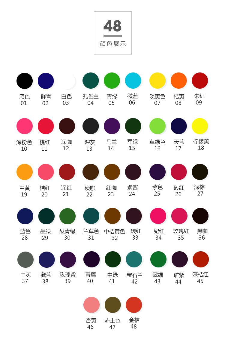 水溶性彩色铅笔48色 韩版特价定制彩铅套装学生铅笔秘密花园批发