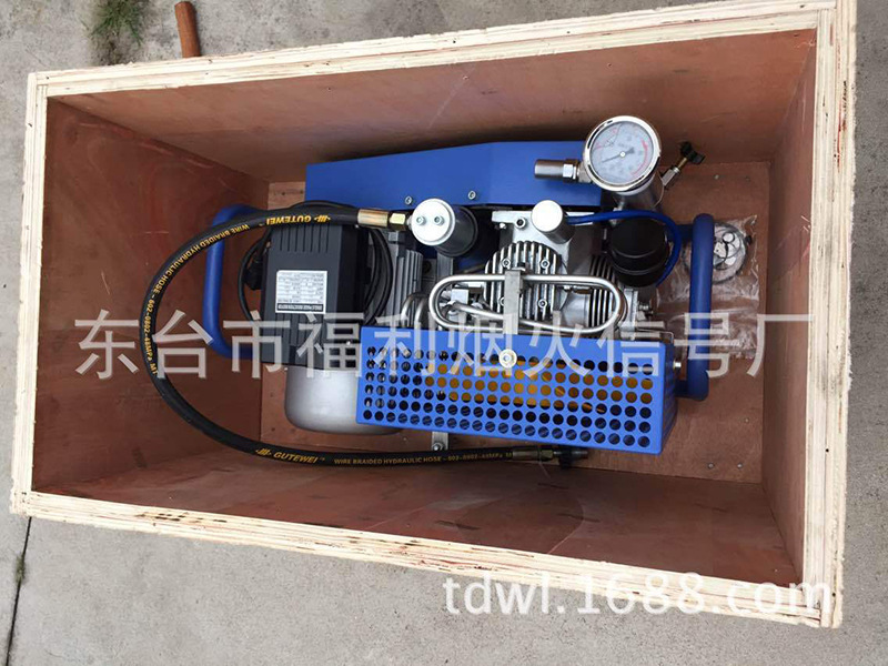 厂家供应气瓶充气泵空气压缩机高压充瓶机气瓶充气设备救生器材