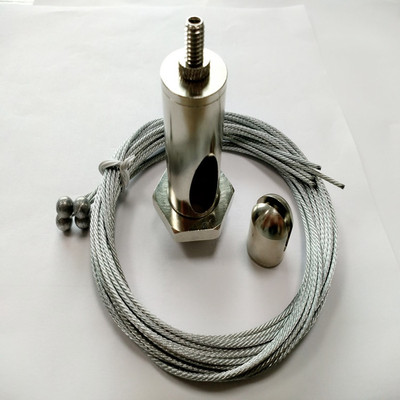 过电线锁线器 吊灯吊线给合 天花板悬挂件 灯具锁线器 悬吊钢丝绳