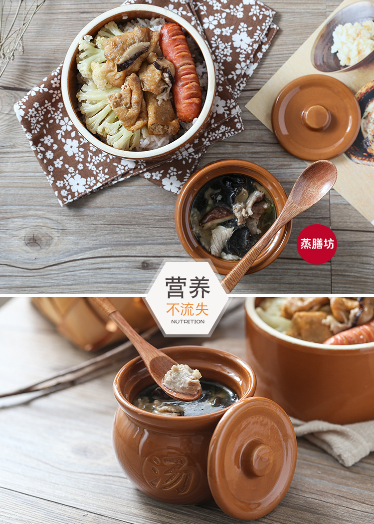 陶瓷隔水燕窝炖盅 带盖大小炖罐汤盅汤煲糖水盅甜品盅蒸蛋