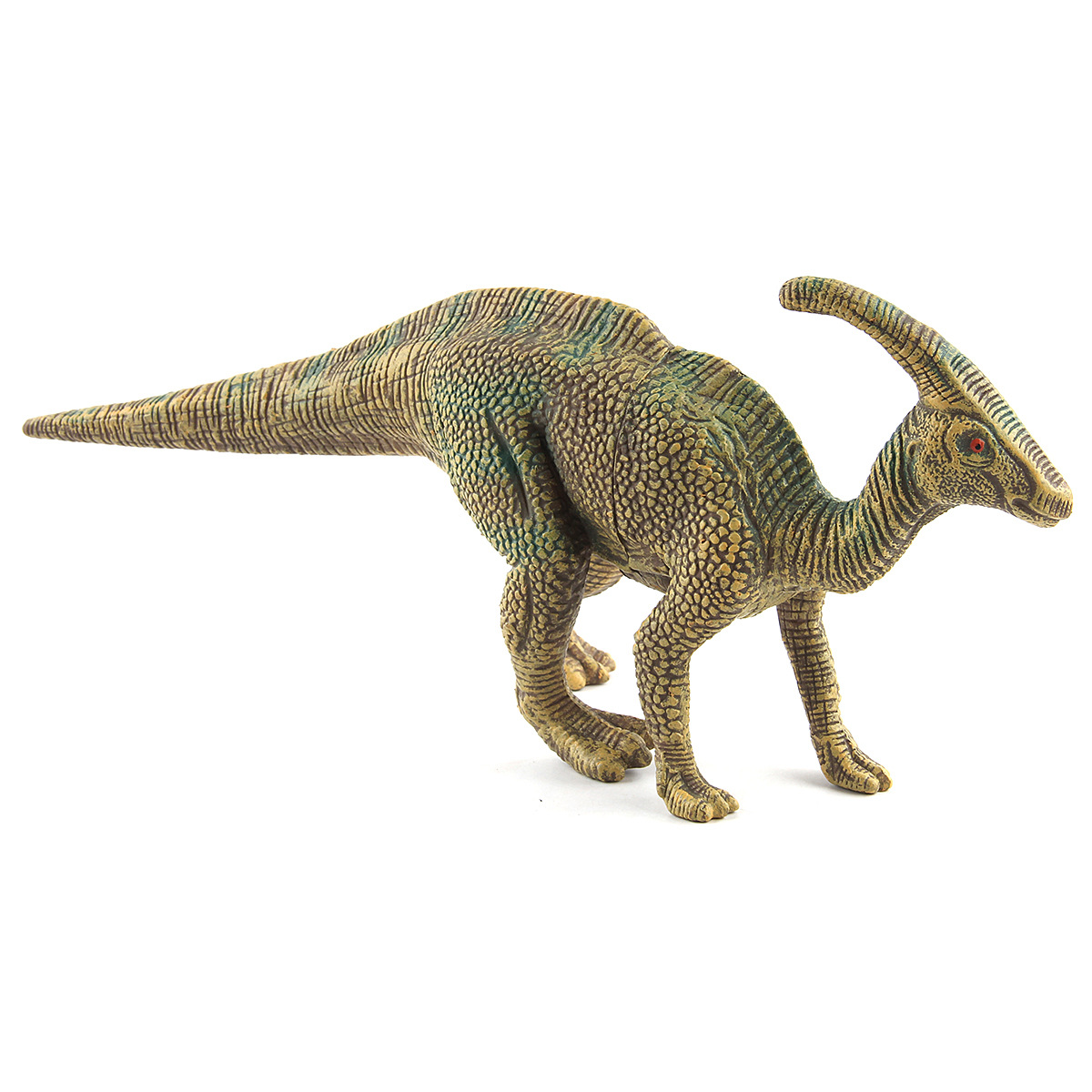 外贸英文恐龙系列副栉龙塑胶空心公仔静态仿真恐龙模型玩具