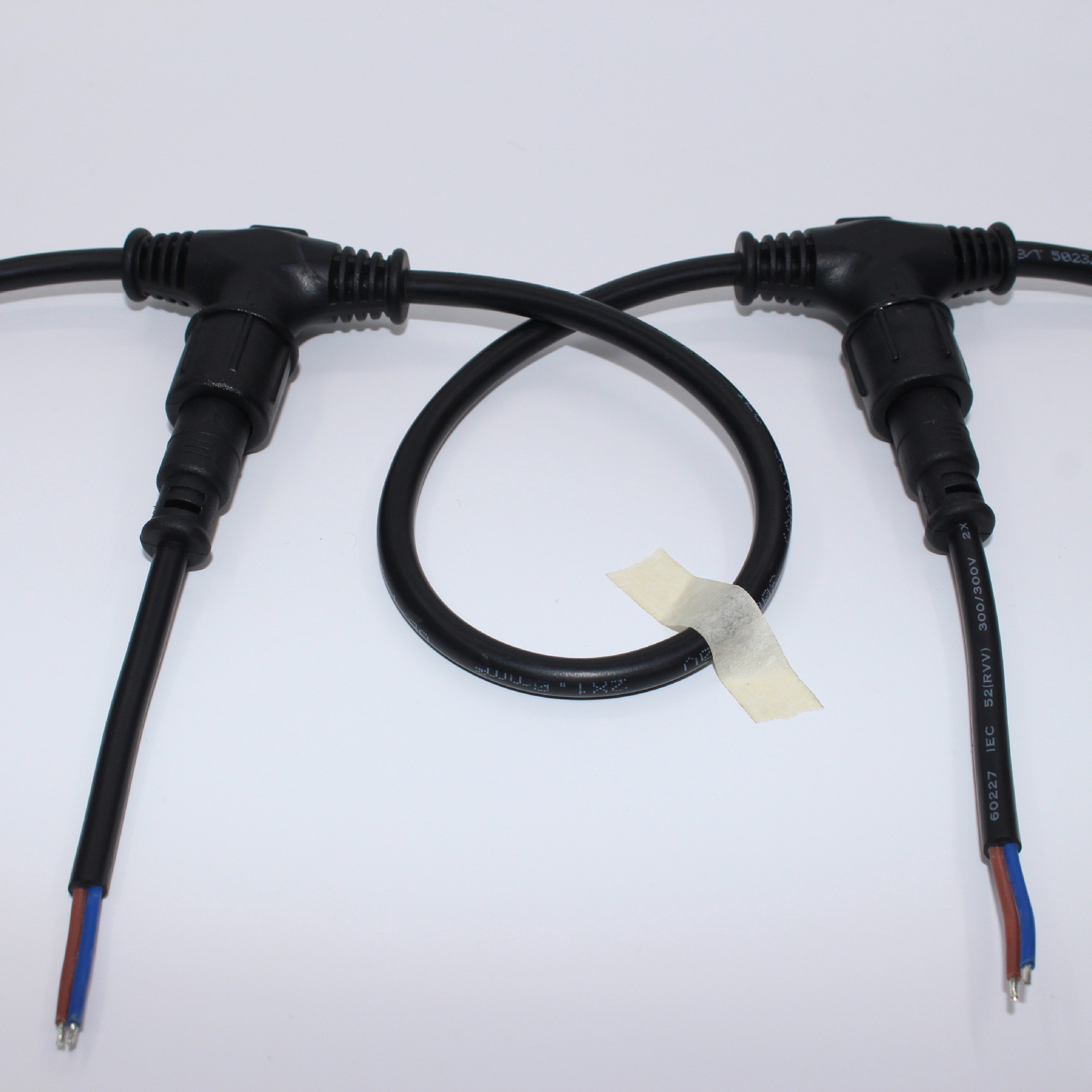 5mm2t型防水公母对接线 洗墙灯防水插头
