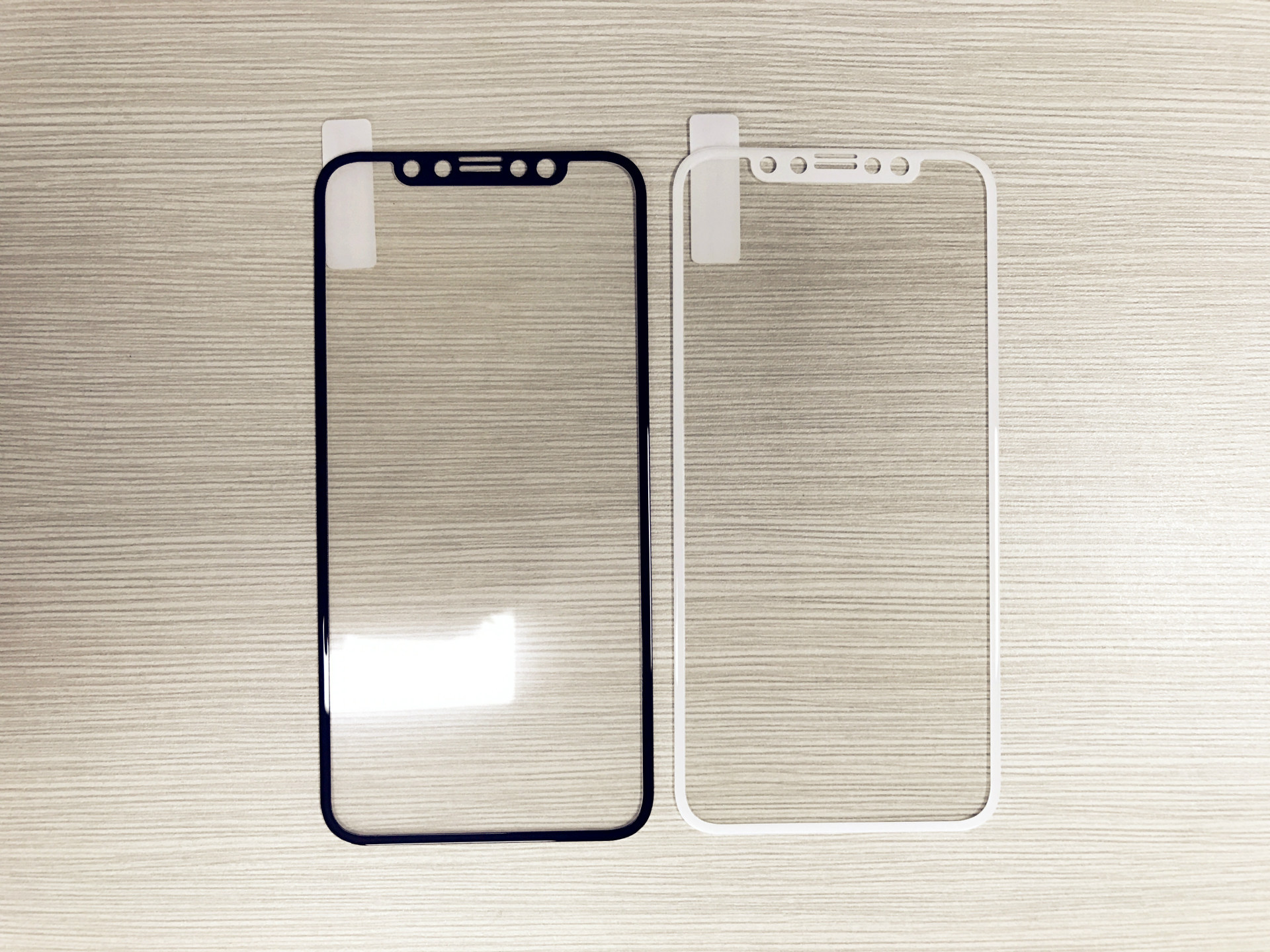 苹果iphone 8/7/6通用光面/磨砂碳纤维软边电镀钢化膜