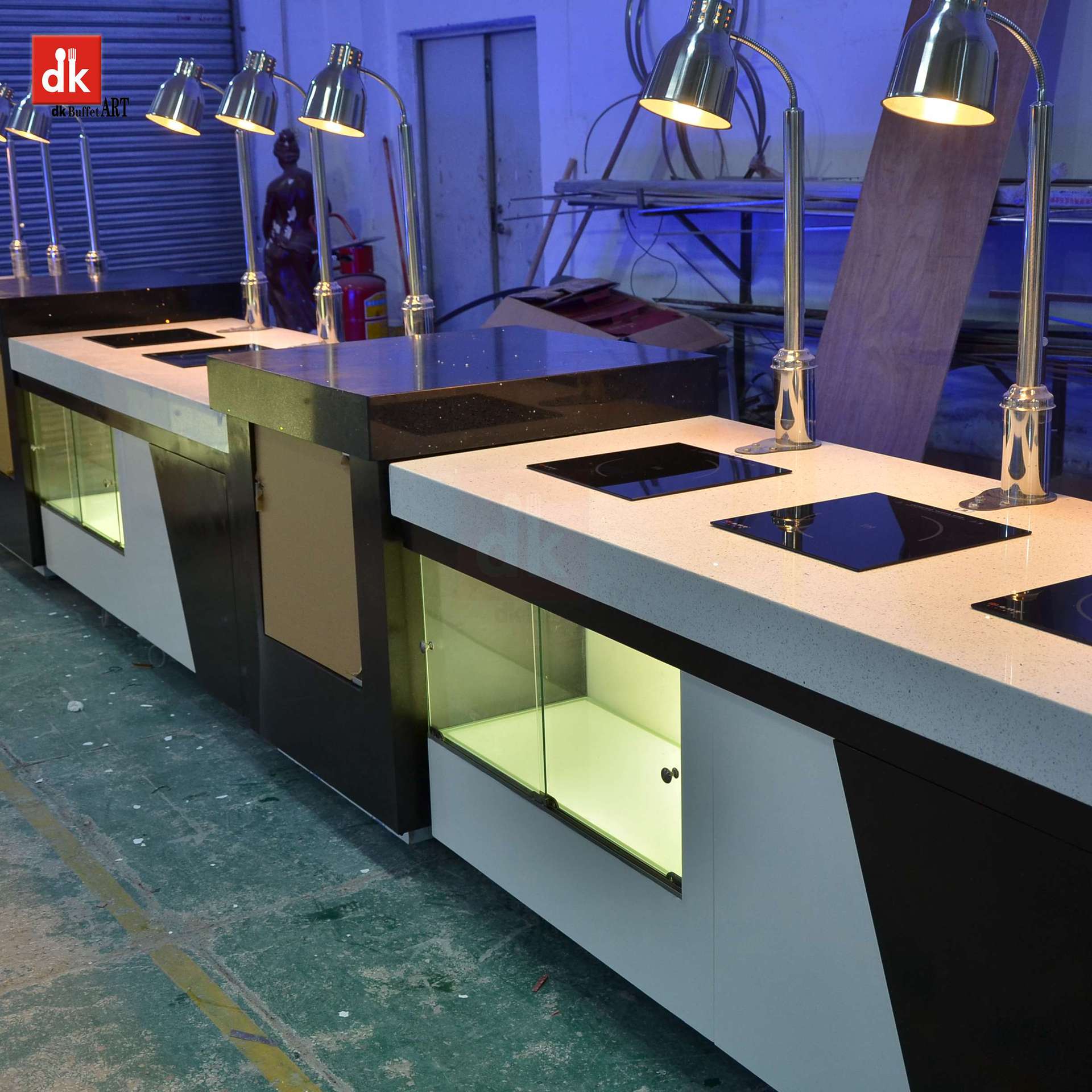 移动餐桌 自助餐保温灯 自助餐台厂家