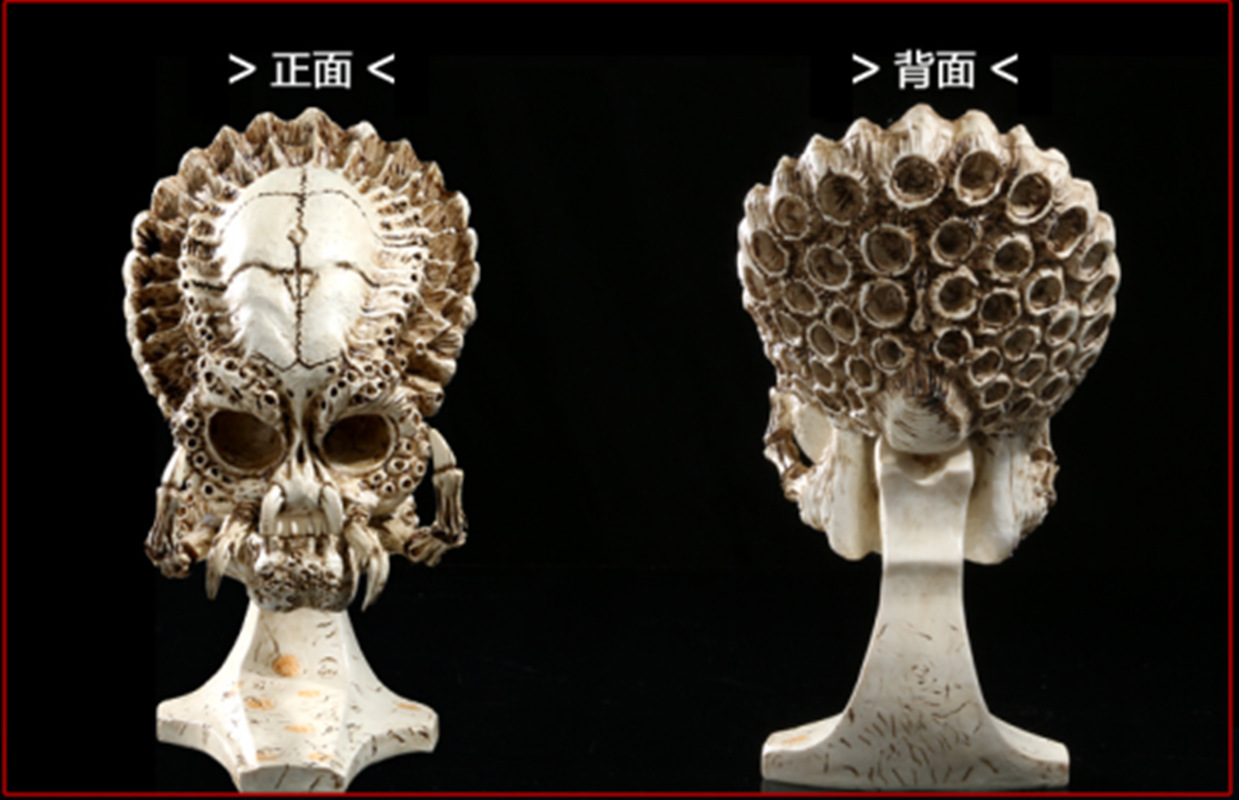 铁血战士头骨 树脂工艺品 星球大战电影主题 个性摆件 外贸供货