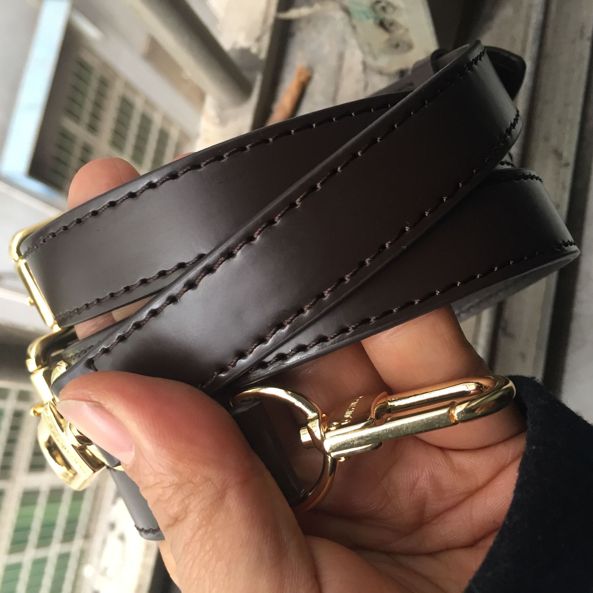 头层皮多段组合调节单肩斜跨包带箱包配件长短包包带子