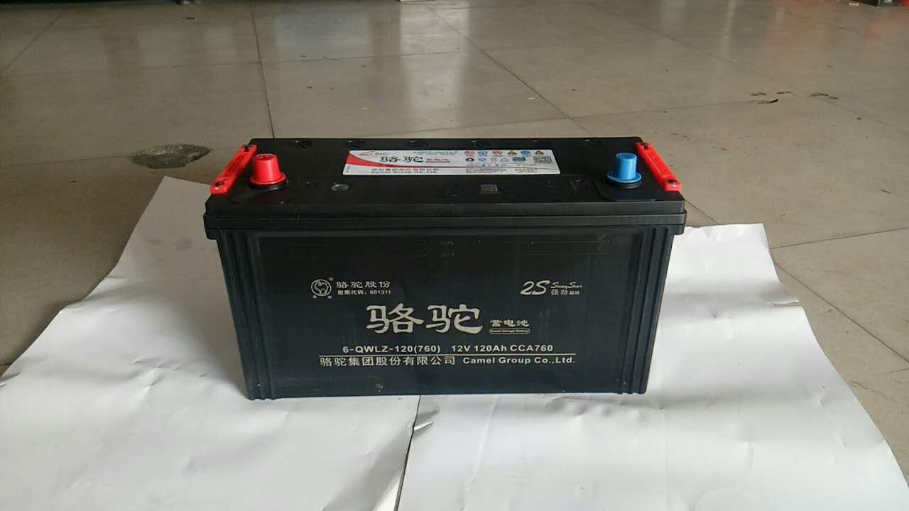 骆驼蓄电池6-qw-120电瓶批发 免维护铅酸蓄电池 12v120ah蓄电池