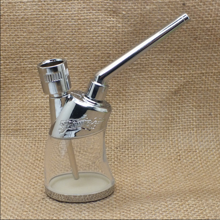 新款diy透明水烟壶 烟嘴 卷烟/烟丝两用水烟斗过滤清洗型一个批发