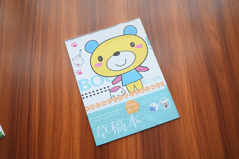 批发优质卡通16k草稿本学生空白本白纸本便条演算本文具礼品