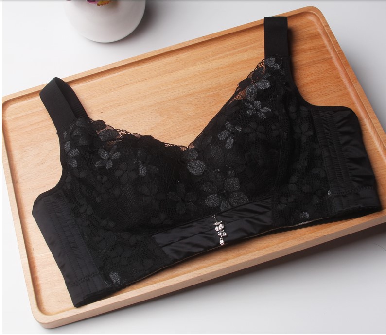 清仓石墨烯养生内衣套装聚拢调整型文胸大码薄杯款侧收副乳罩