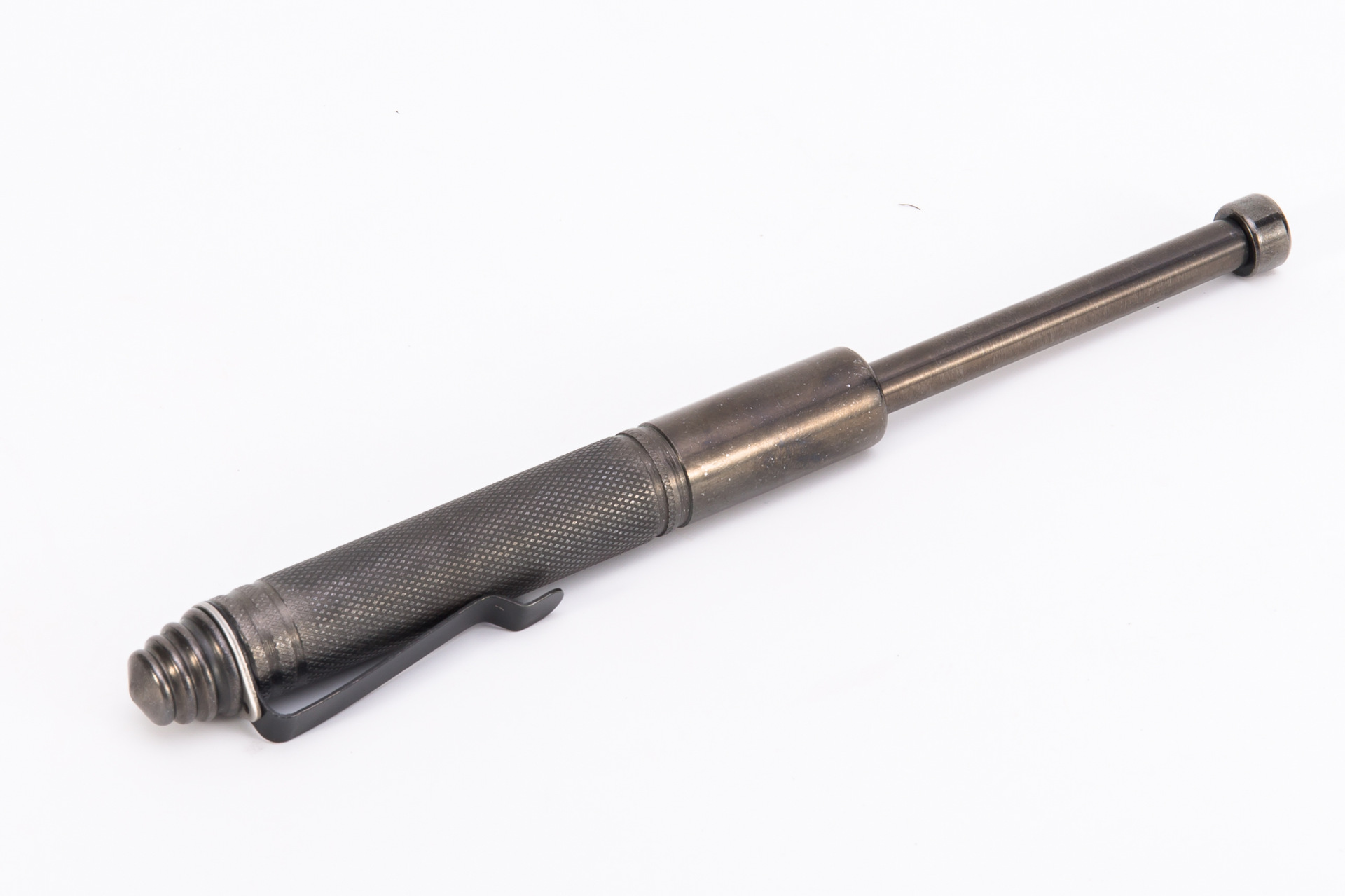 正品德国三节伸缩甩棍高品质爆款短小精致钢笔甩棍野人谷碎砖甩棍