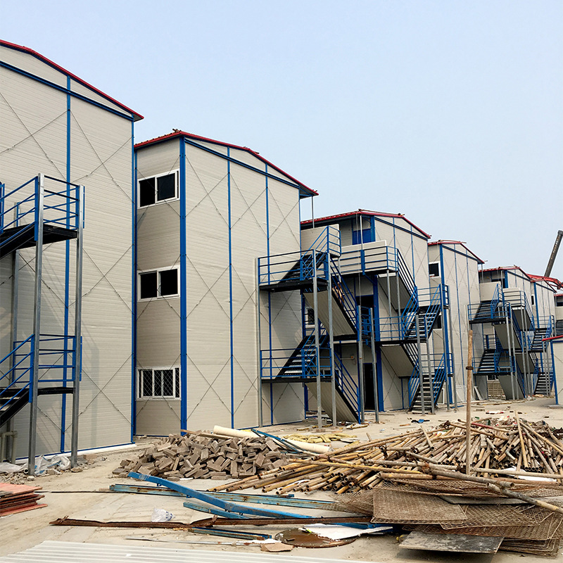 钢结构房屋 工地活动板房轻钢组合房 彩钢板活动房