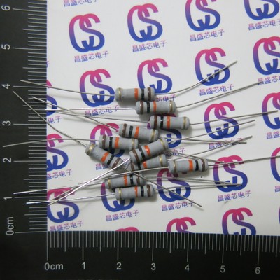 碳膜电阻 1w 5%精度 4.7欧 4.7rΩ 一包500只=10元