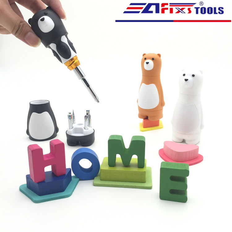 Bear Screwdriver Set Tools Gift Set Creative Tools Boutique Family Practical Tools Screwdriver Screwdriver