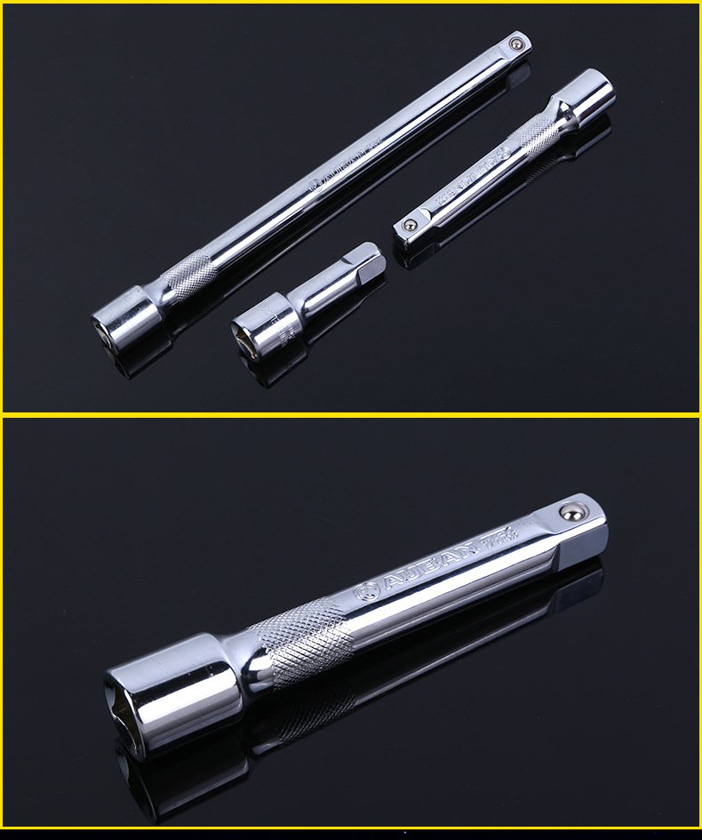 5mm系列套筒加长接杆 短接杆 汽修手动 镀铬45#钢短接杆