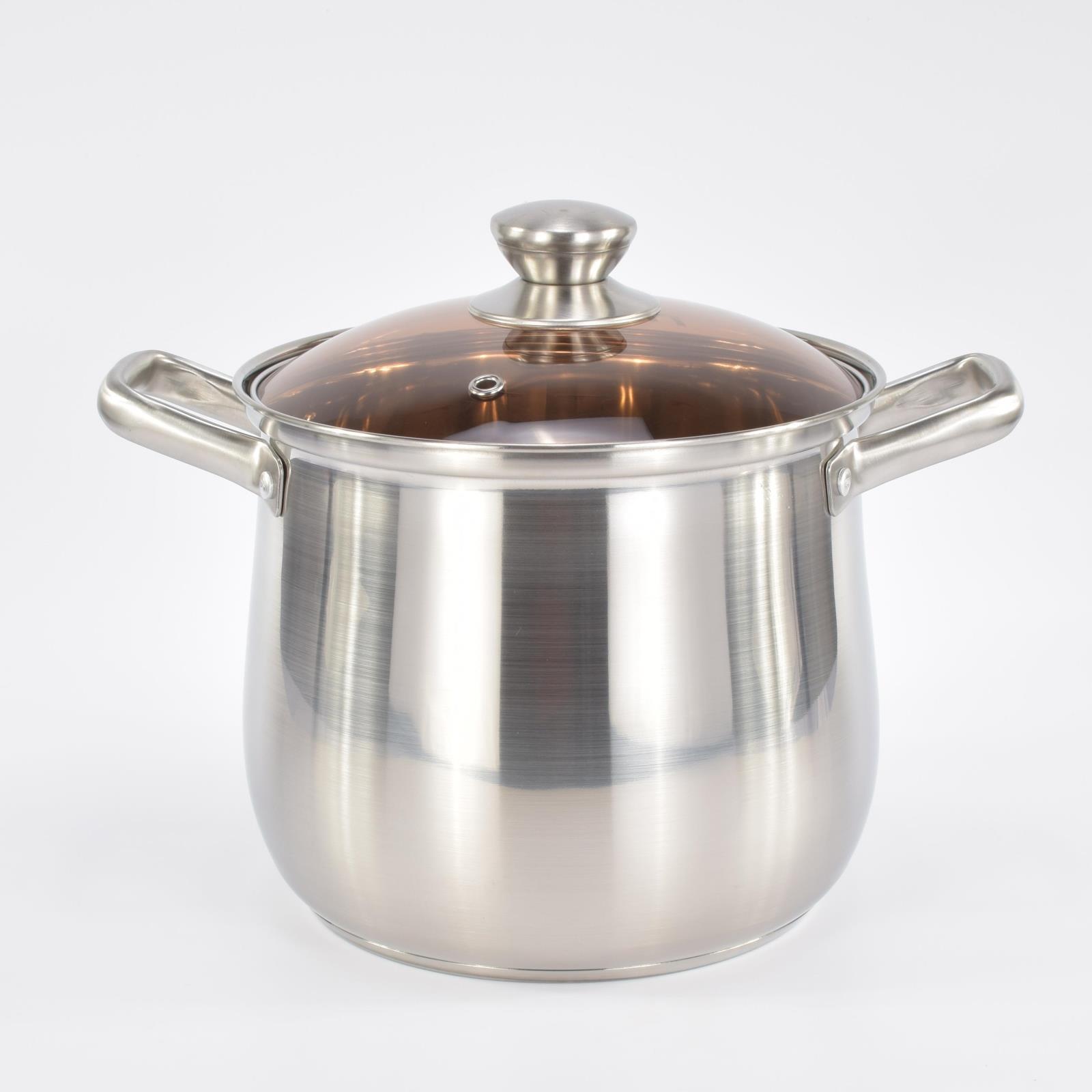 加深高锅不锈钢汤锅大容量加厚中式加厚复底电磁炉锅煮粥锅