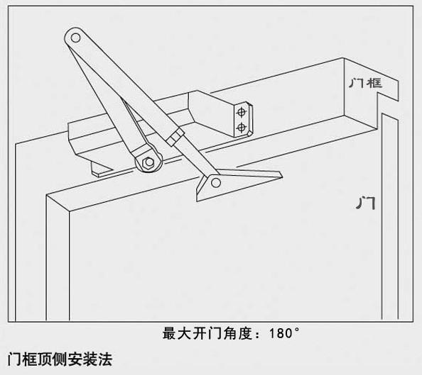 厂家直销缓冲防火门闭门器 木门不锈钢门液压自动关门器承重60kg
