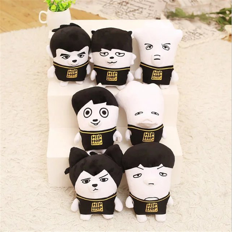 东莞厂家 防弹少年团毛绒玩具萌娃公仔 卡通玩偶吉祥物生日礼品