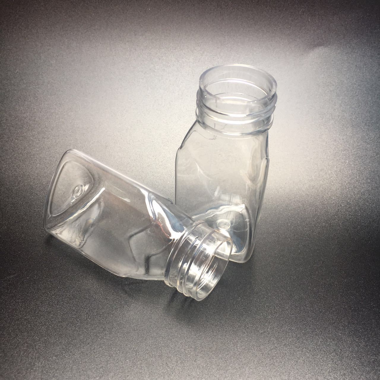 厂家生产批发pet塑料瓶三角透明瓶液体瓶润喉糖瓶钙片瓶