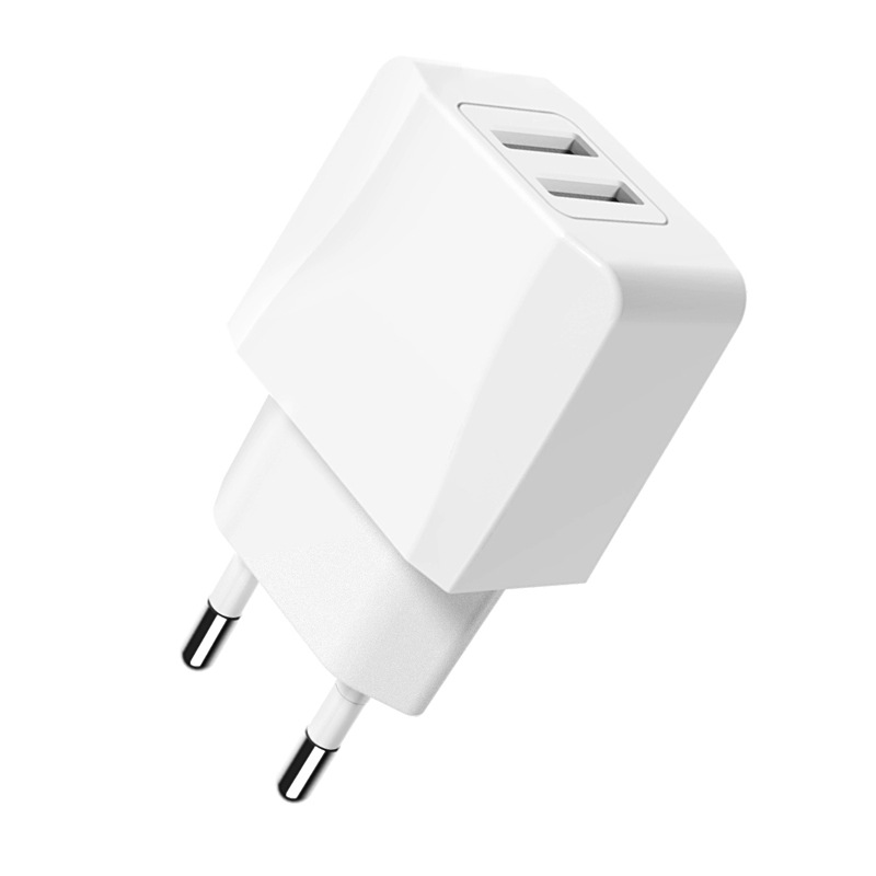 私模双口usb手机充电器ce认证欧规适配器5v2a充电头通用平板旅充