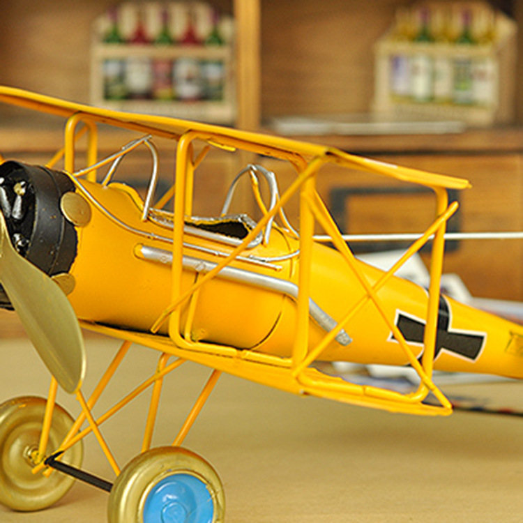 早期飞机模型 历史模型摆件 历史教室教学模型仿古工艺