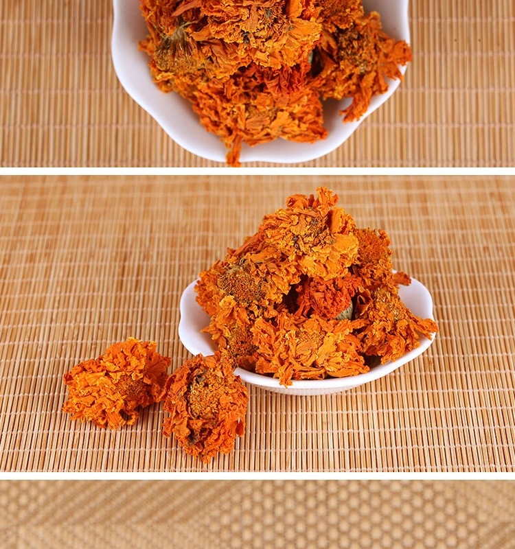 批发优质烘干 万寿菊茶 散装万寿菊干花 无杂整朵 花草茶量大从优