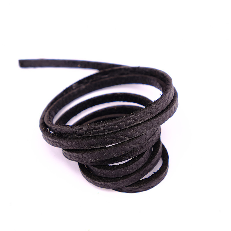 First Layer Cowhide String Genuine Leather Rope Leather Strap Rope Bracelet/Necklace Braiding Sweater Chain Retro Handicraft DIY Material