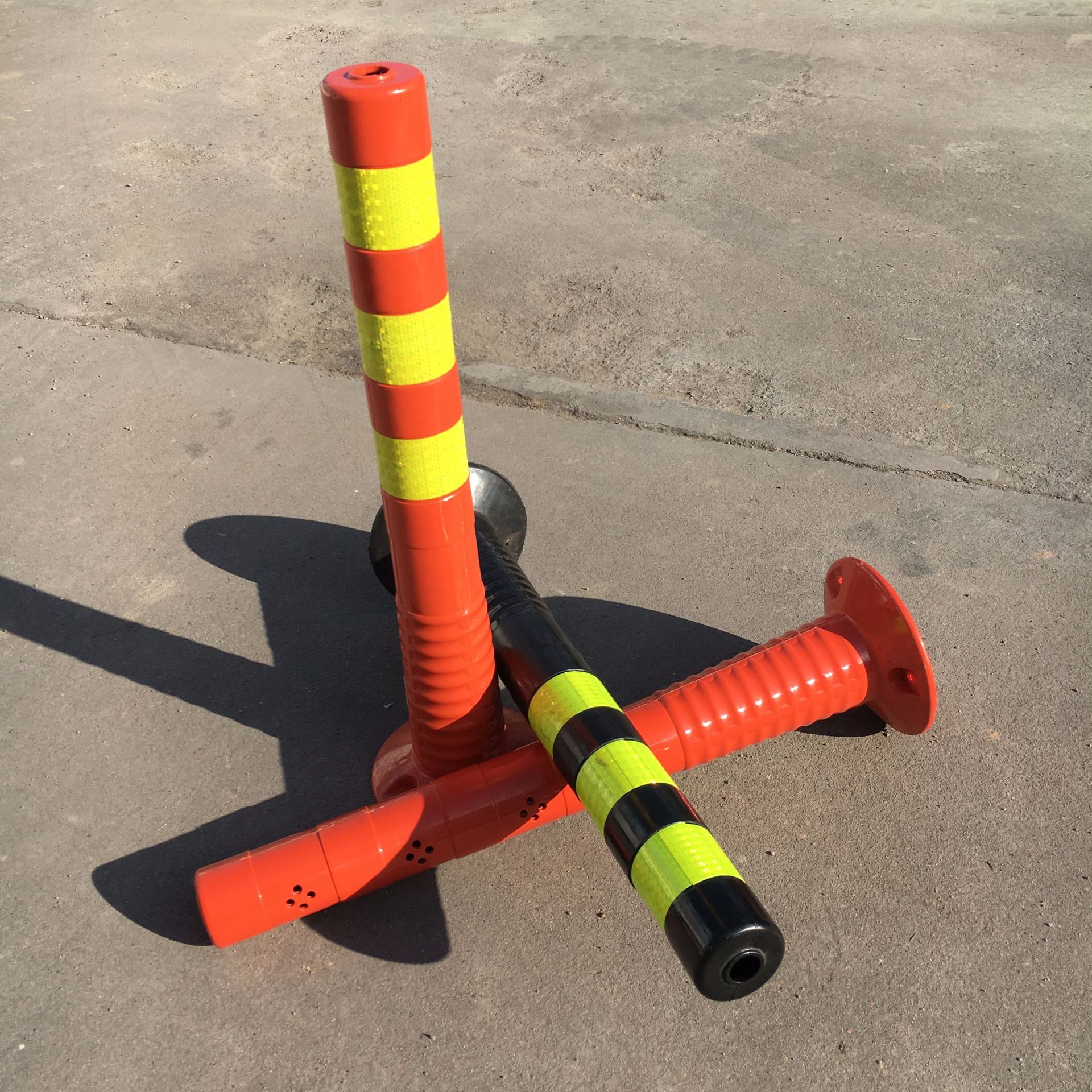 pu立柱塑料警示柱pu警示柱eva立柱道口标