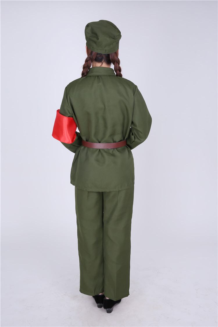 红军长征舞蹈衣服成人红卫兵团革命服饰八路军服装演出服男女款