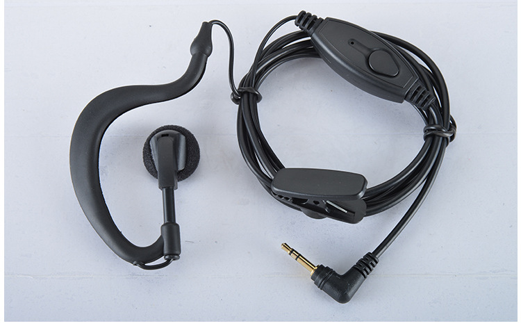防辐射耳机_炫颖厂家直销防辐射对讲耳机 耳挂式通用对讲耳麦佩戴舒适