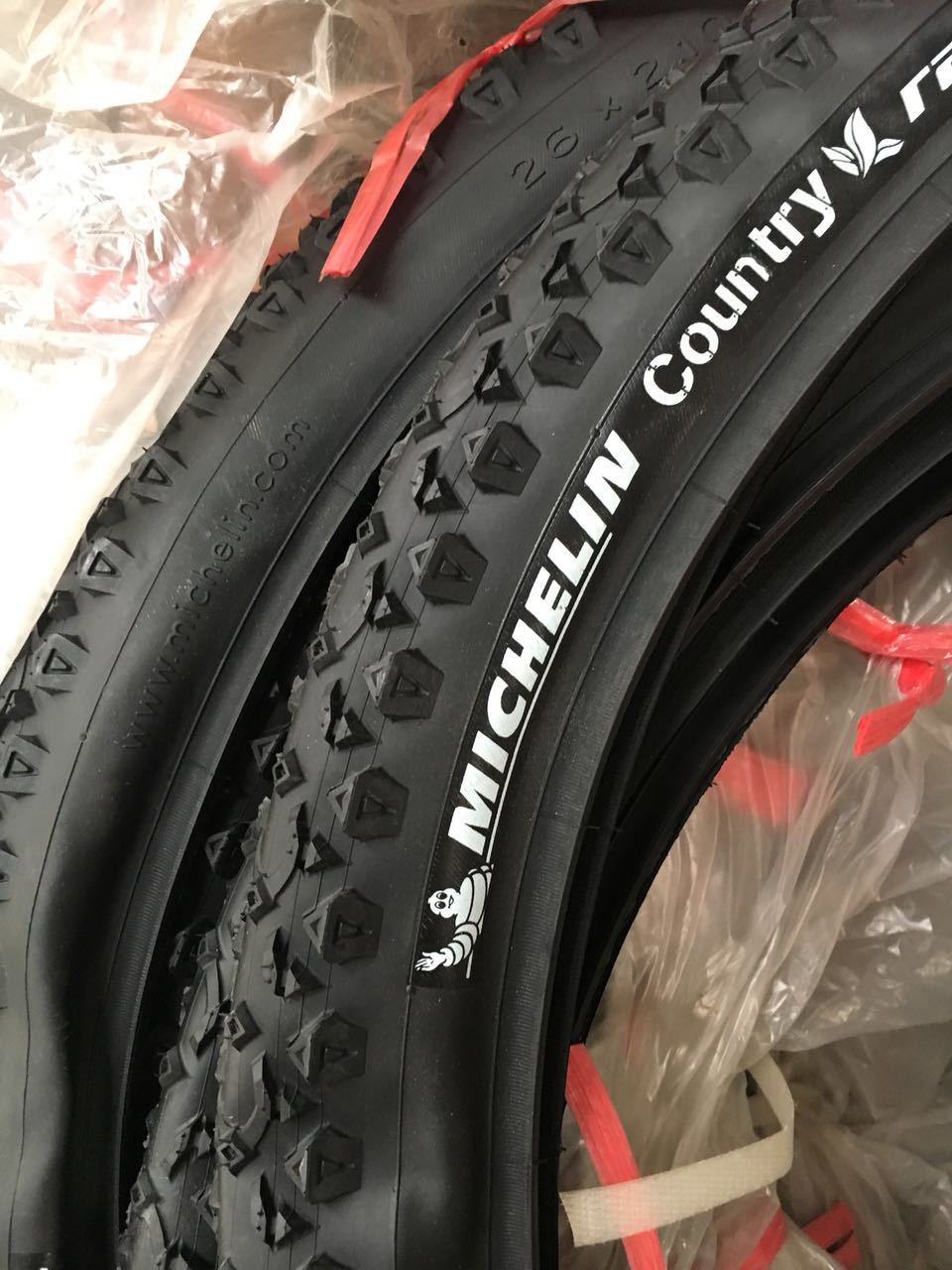 米其林自行车外胎26*2.1外带racer大地竞速霸防滑山地自行车轮胎