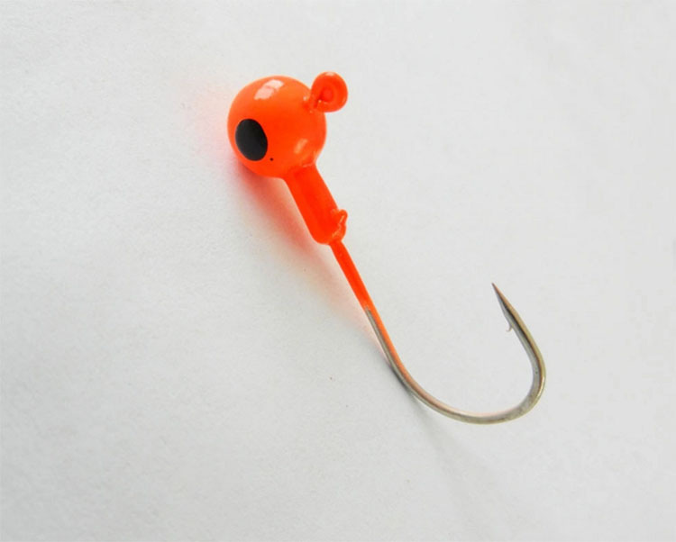路亚饵多色铅头钩 3.5克 5克13克散装鱼钩 路亚软饵钩 渔钩