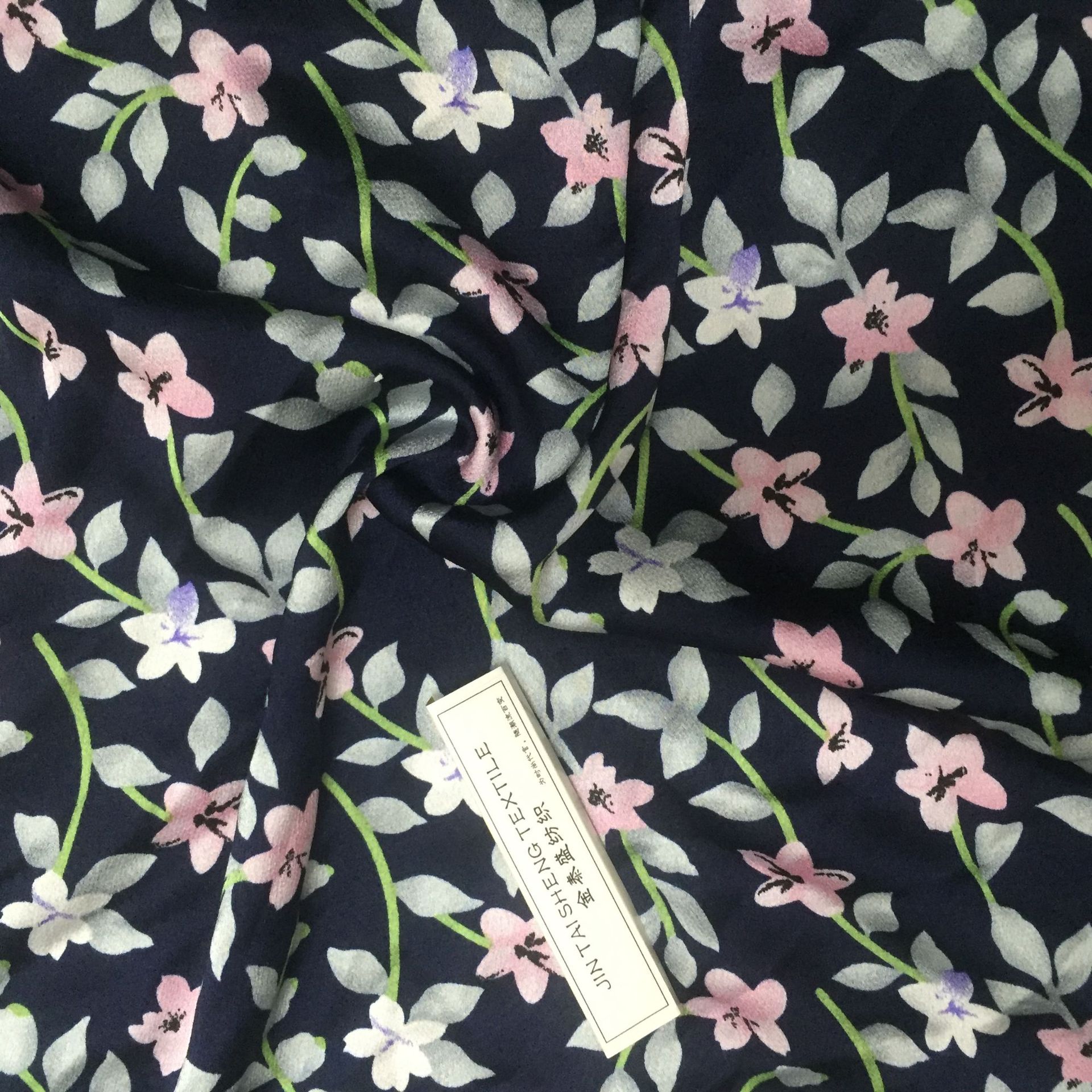 缎面布料 弹力立体泡泡纱真丝连衣裙服装饰品布料 手工diy面料