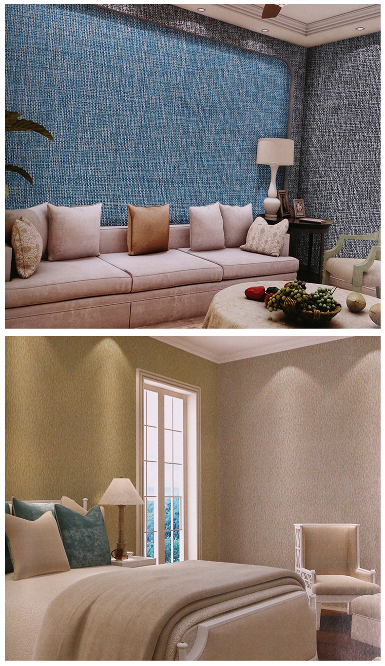 客厅无缝装饰墙布批发 工程无缝墙布壁布 无纺布酒店ktv壁布墙布