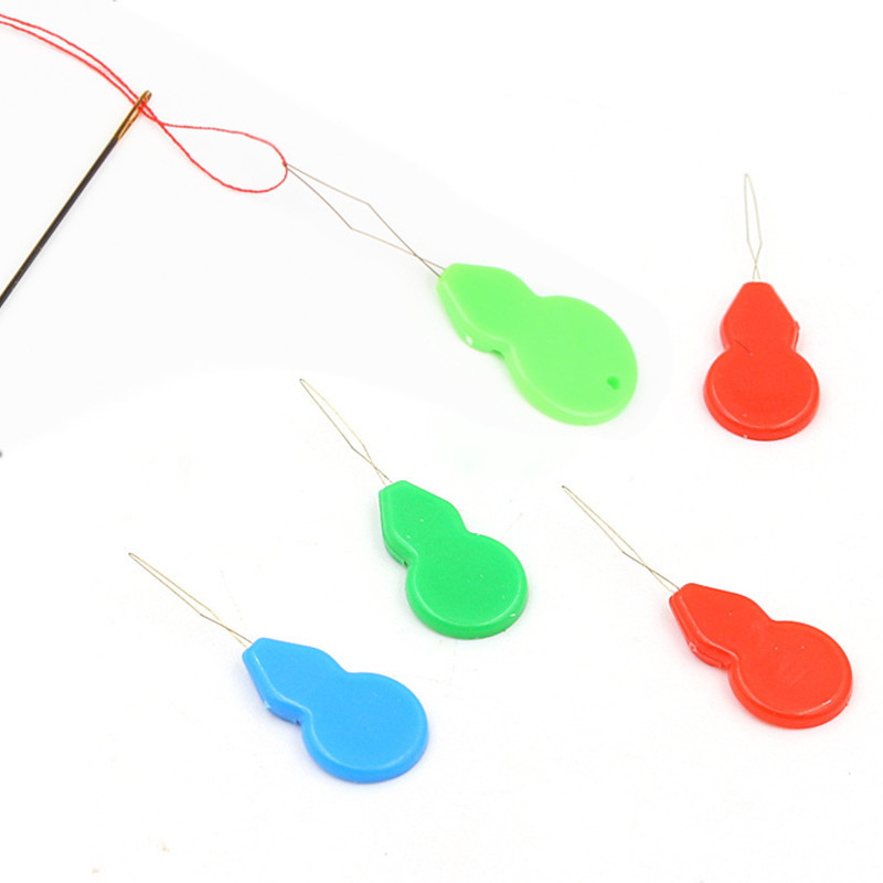 彩色塑料葫芦穿针器老人自动穿线好帮手缝纫机串珠穿针引线器