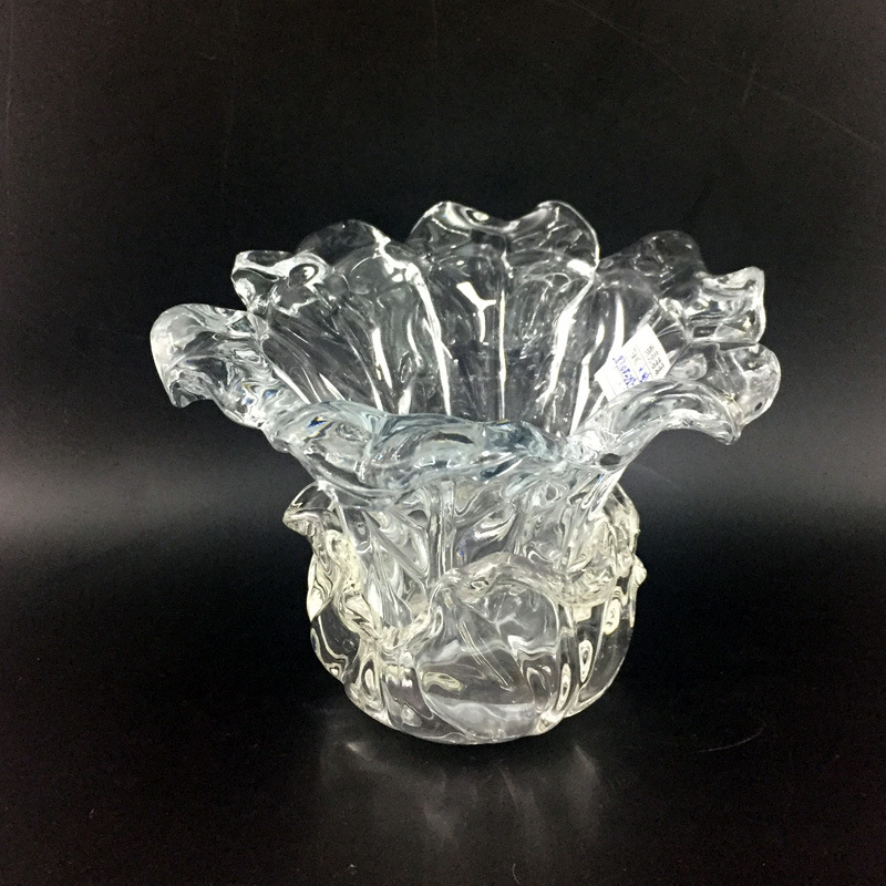 工艺品 蜡烛台摆件两件套 创意玻璃碗异形 材质:普通玻璃 加工定制:否