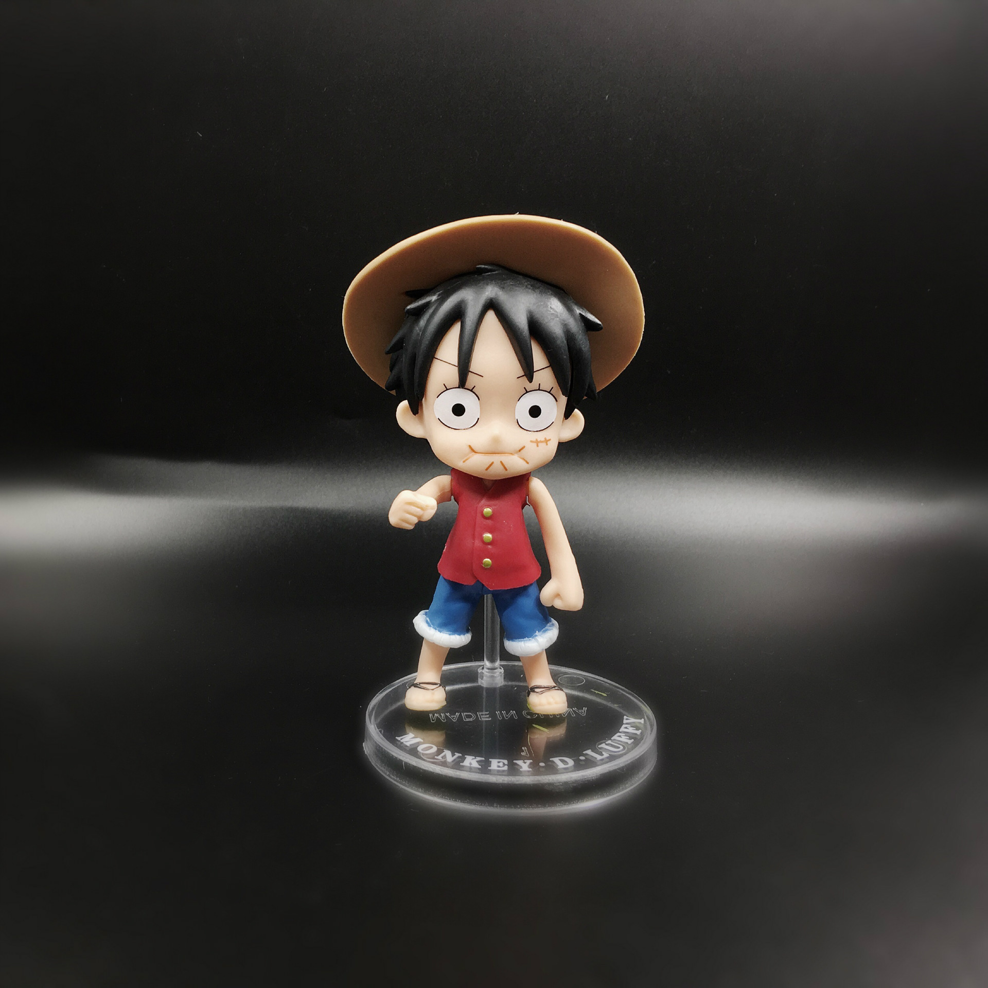 动漫 海贼王48代3款q版路飞公仔 手办模型 摆件