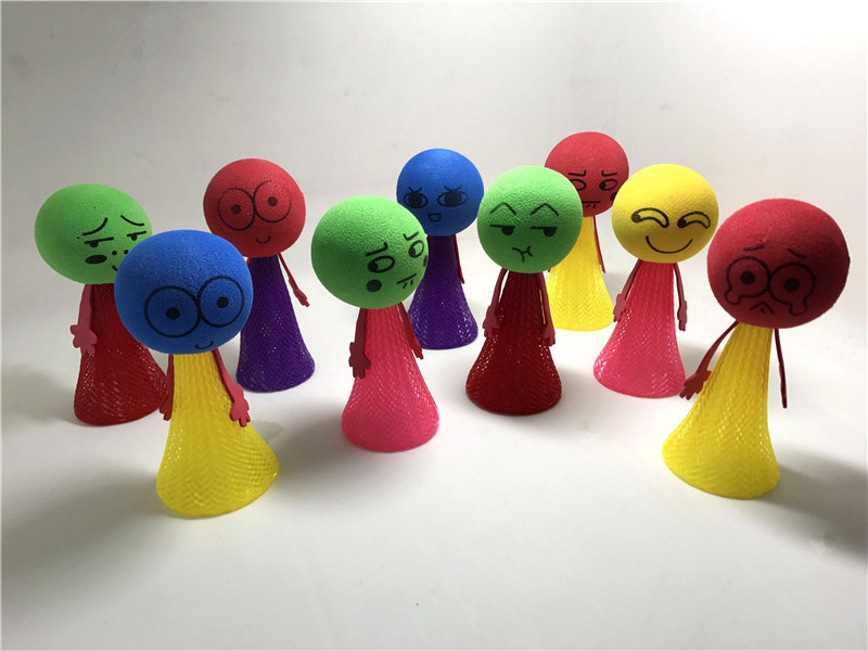 大号弹跳精灵eva弹簧人 弹跳小人跳跳人 小朋友礼物玩具地摊批发