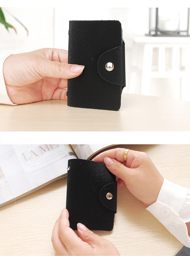 厂家批发新款韩版满天星女卡夹时尚简约男大容量名片包银行卡套