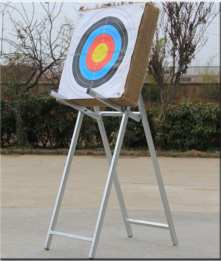 射箭金属靶架户外箭馆靶墙订制靶纸靶图靶钉 折叠金属靶架