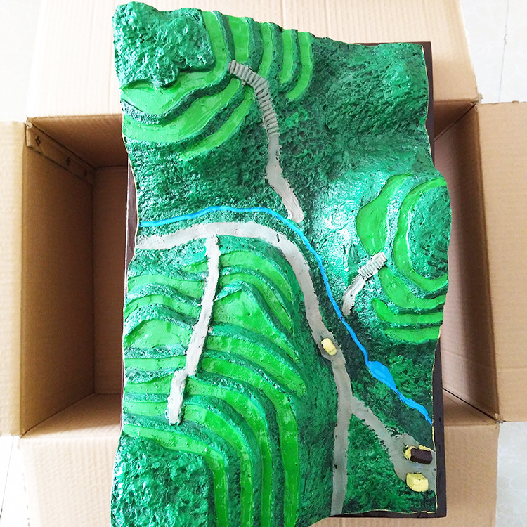 梯田地貌模型 地理教室 18种地貌 教学仪器 演示地理园立体