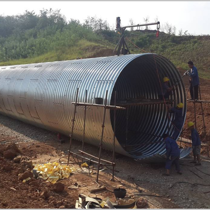 科阳金属波纹管厂埋地式桥梁隧道钢制波纹涵管
