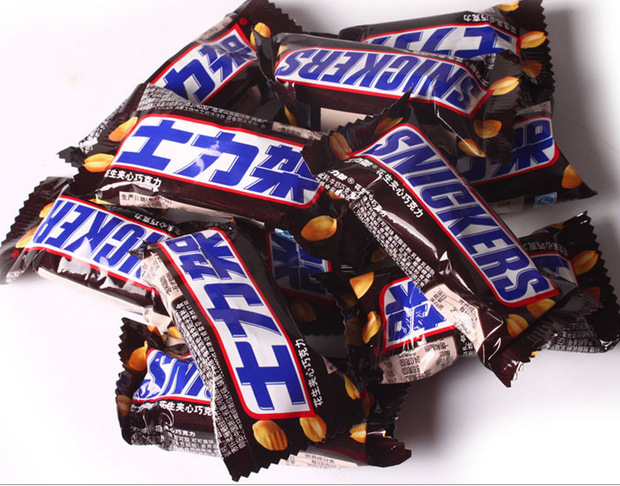 士力架花生夹心巧克力 辣味 散装10斤(5kg)装整箱