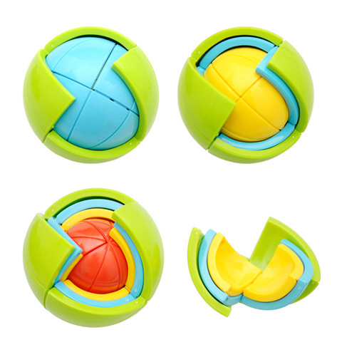 儿童智力开发玩具拼装3d立体益智球diy魔力拼装球创意奇特迷宫球