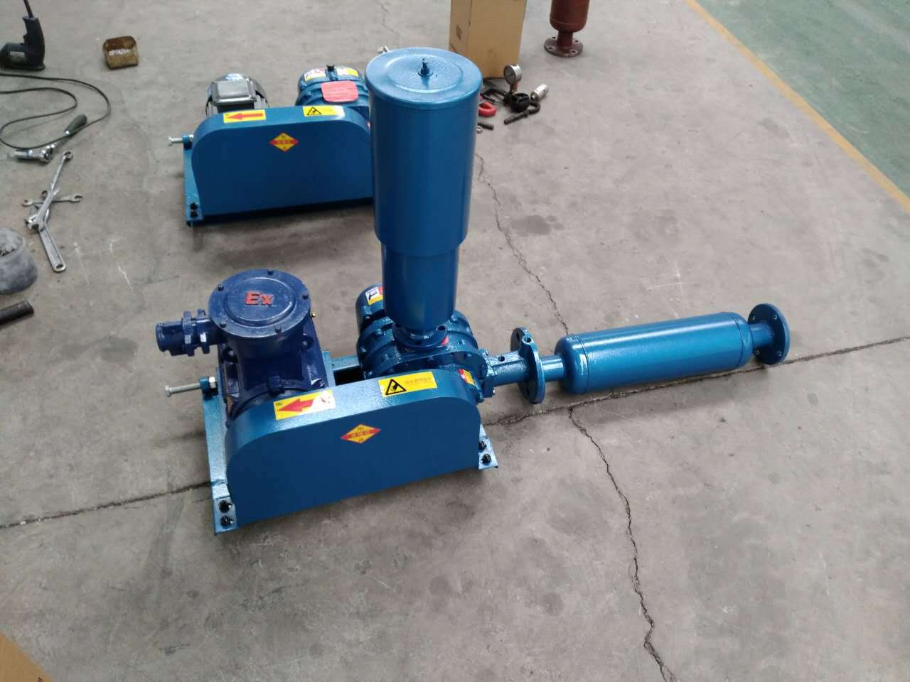 水产养殖污水处理专用zzr50三叶罗茨鼓风机鱼塘增氧机厂家批发q