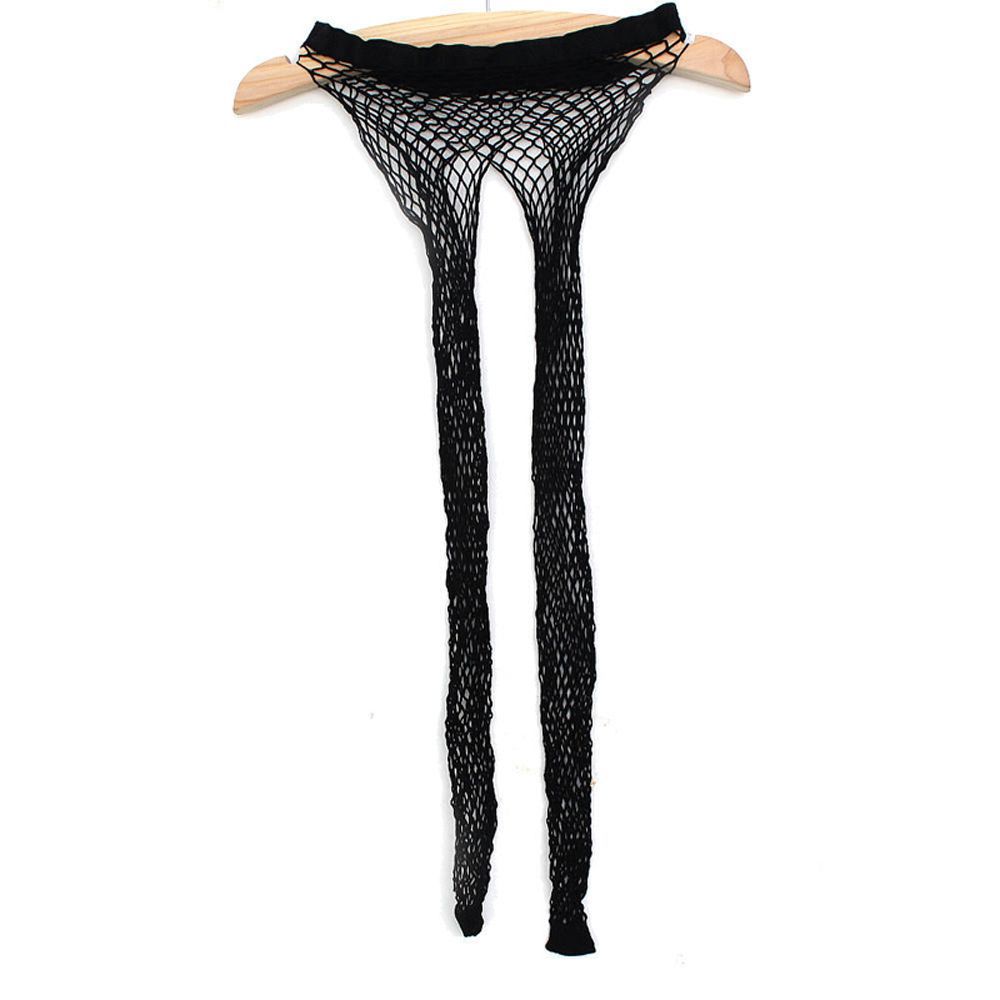 跨境爆款 欧美镂空四面开档渔网袜网眼连裤袜子 厂家定制批发