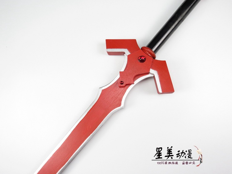 刀剑神域 神剑圣剑绝剑 桐谷和人桐人cos动漫武器道具木剑