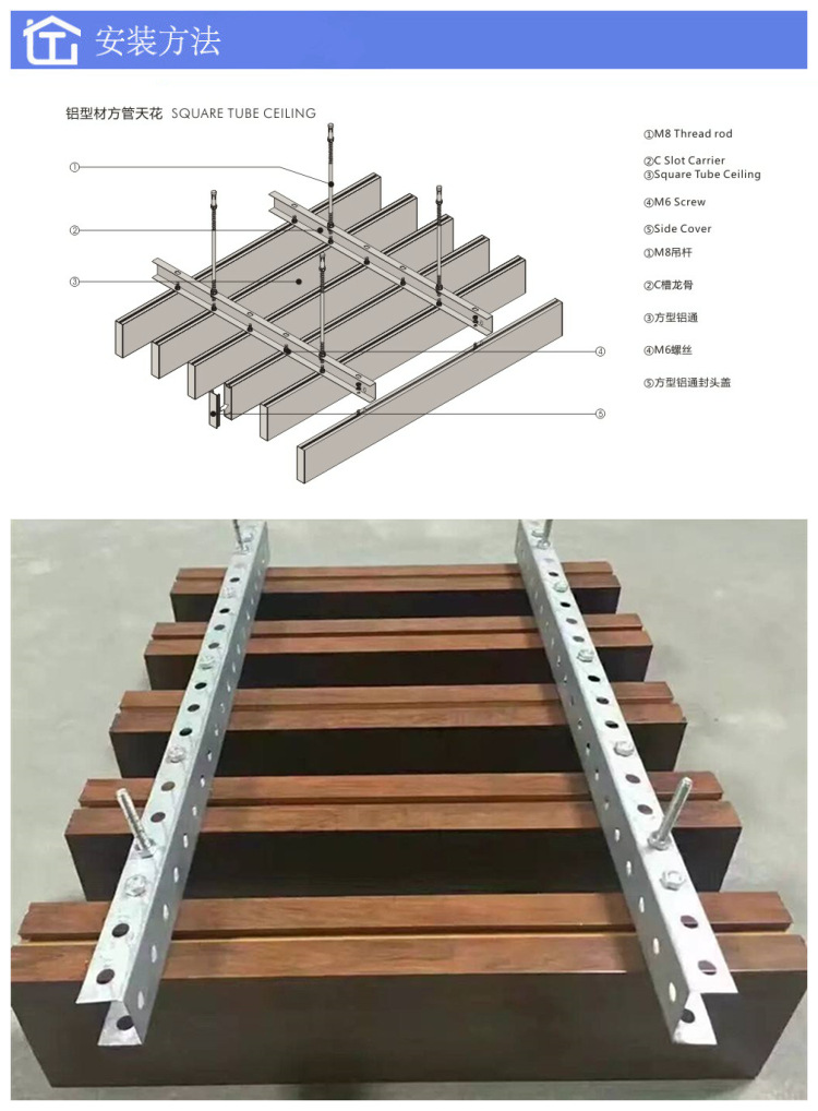 厂家直供弧形波浪造型铝方通 型材拉弯弧形铝天花铝方通金属建材