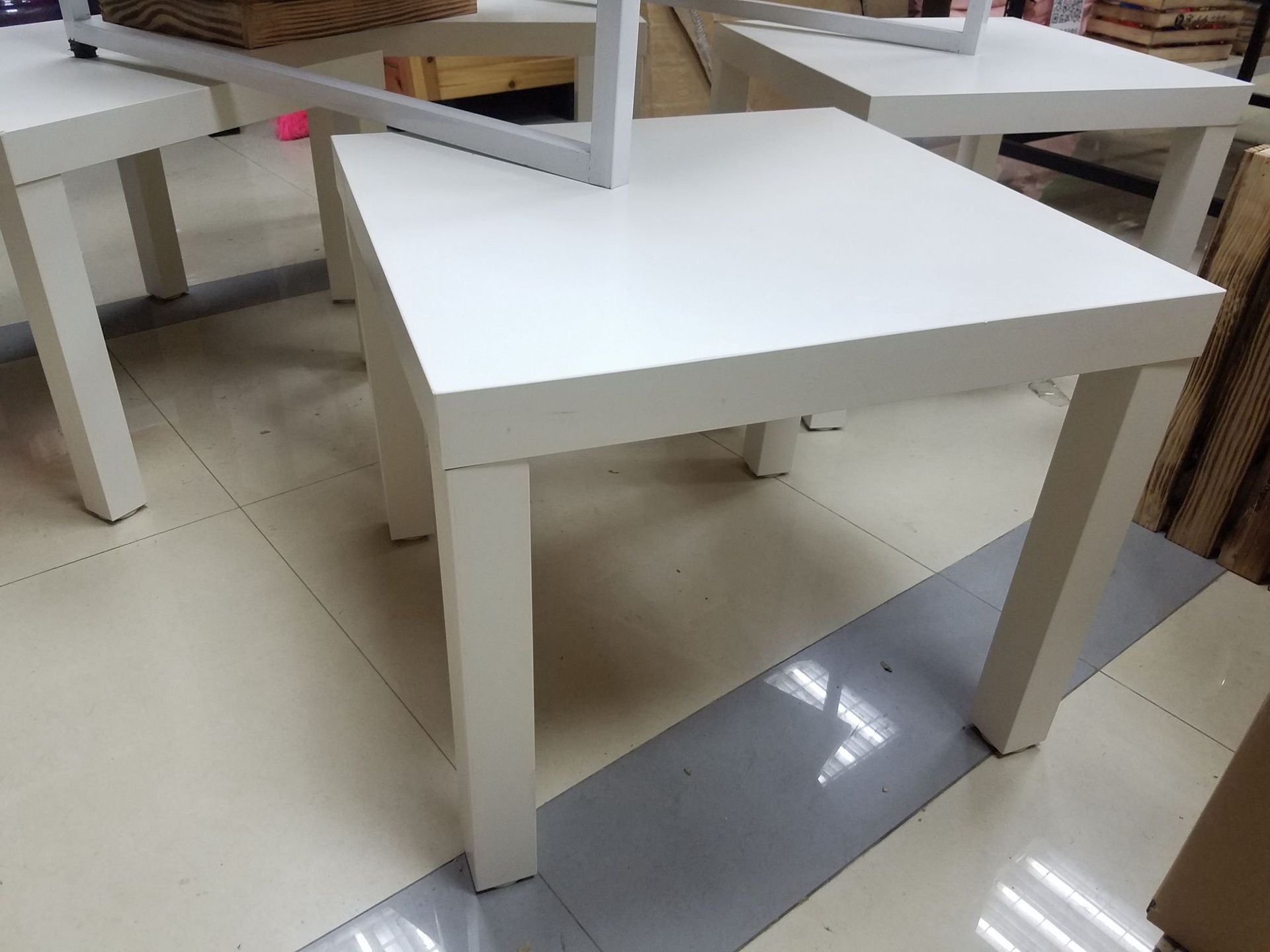 雅量超市陈列小方桌展示道具 情景堆头展示桌 堆头展示道具包邮
