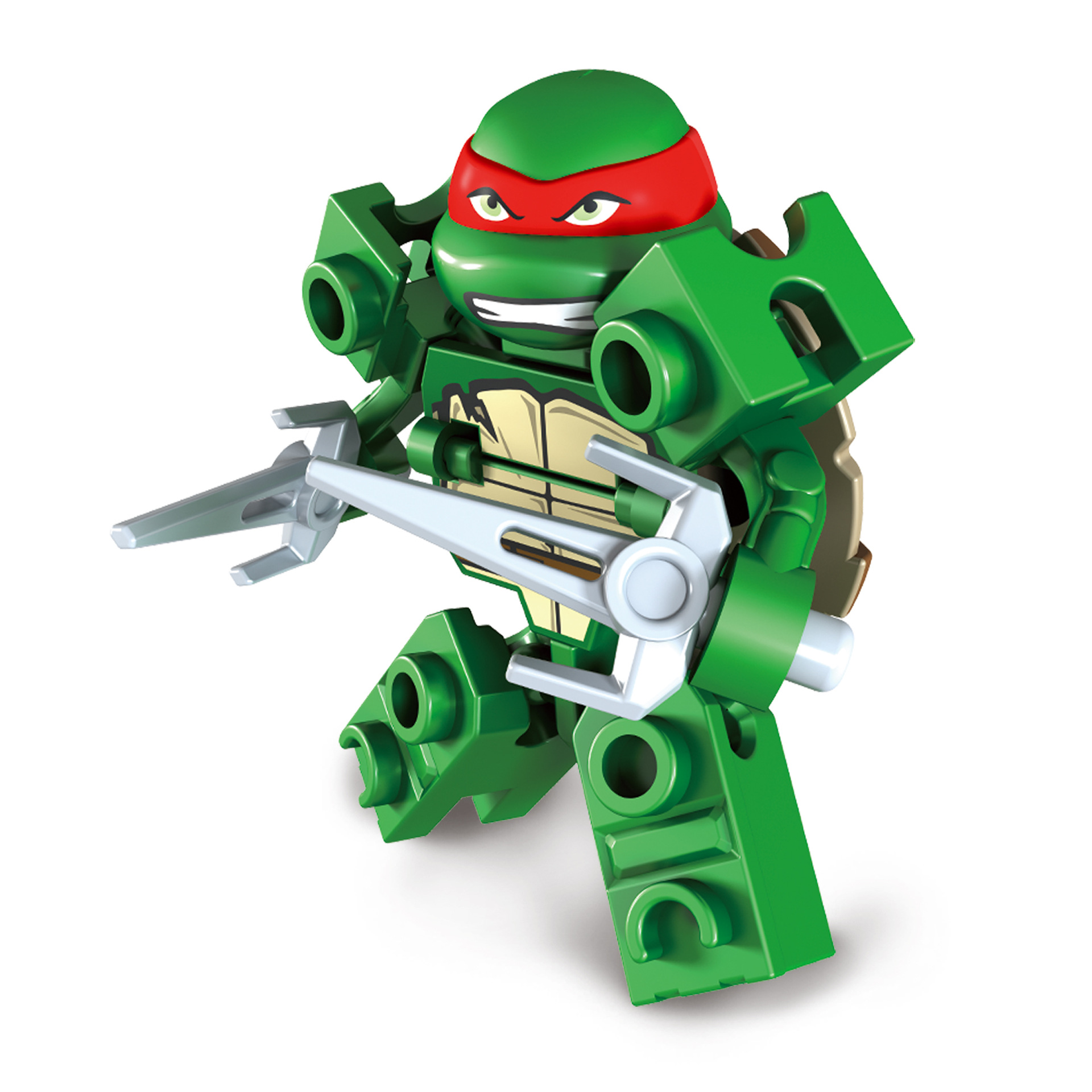 展变忍者神龟变形积木小颗粒塑料积木益智拼装动漫玩具赠品批发